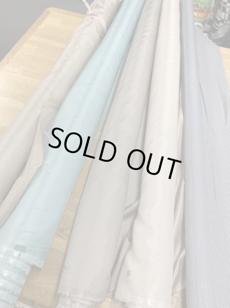 画像6: 生地:【特価】ミニギンガムチェック柄ポリエステル(薄茶) (6)