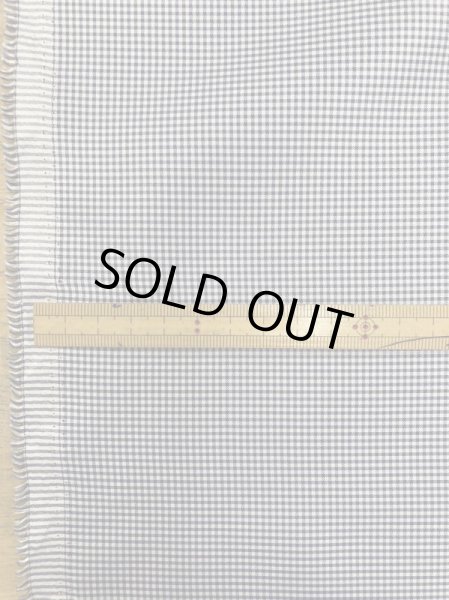 画像2: 生地:【特価】ミニギンガムチェック柄ポリエステル(紺) (2)