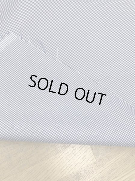 画像3: 生地:【特価】ミニギンガムチェック柄ポリエステル(紺) (3)