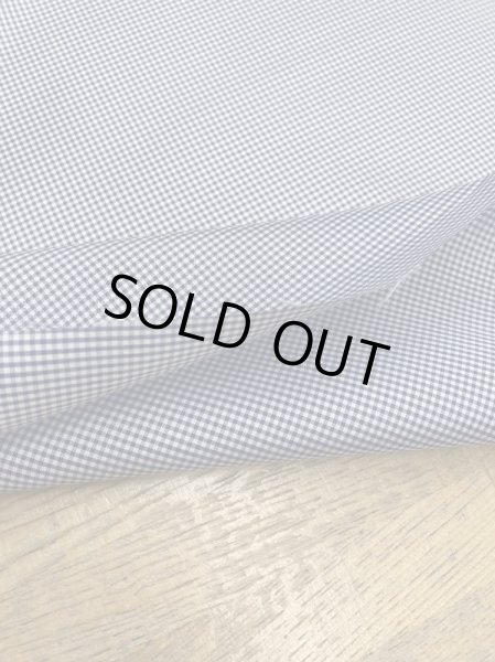 画像4: 生地:【特価】ミニギンガムチェック柄ポリエステル(紺) (4)