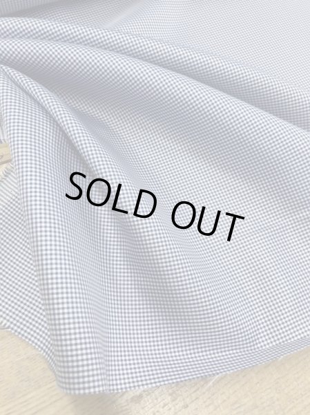 画像5: 生地:【特価】ミニギンガムチェック柄ポリエステル(紺) (5)