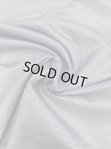 画像6: 生地:【特価】ミニギンガムチェック柄ポリエステル(紺) (6)