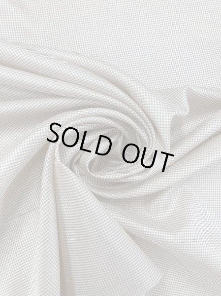 画像6: 生地:【特価】ミニギンガムチェック柄ポリエステル(ベージュ) (6)