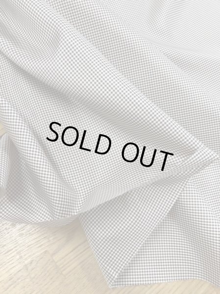 画像5: 生地:【特価】ミニギンガムチェック柄ポリエステル(濃茶) (5)