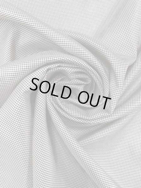 画像6: 生地:【特価】ミニギンガムチェック柄ポリエステル(濃茶) (6)