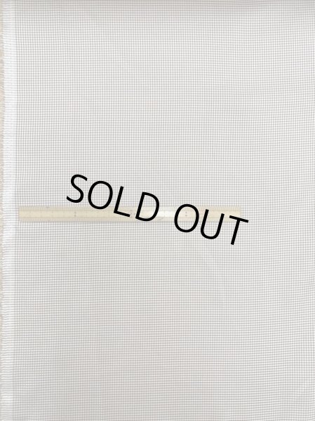 画像2: 生地:【特価】ミニギンガムチェック柄ポリエステル(薄茶) (2)