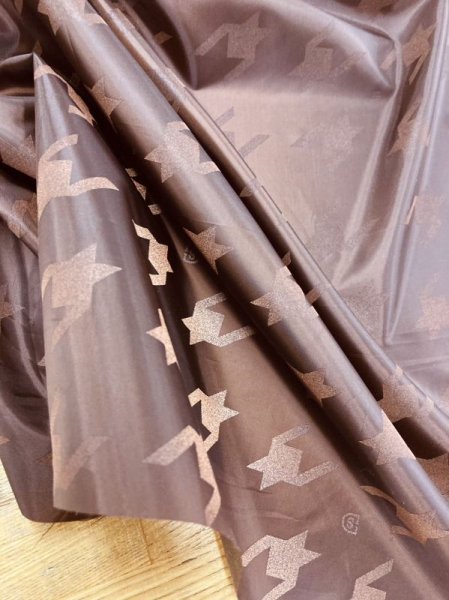 画像5: 生地:【特価】千鳥格子柄ポリエステル(茶) (5)