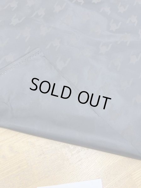 画像3: 生地:【特価】千鳥格子柄ポリエステル(黒) (3)