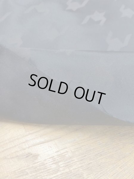 画像4: 生地:【特価】千鳥格子柄ポリエステル(黒) (4)