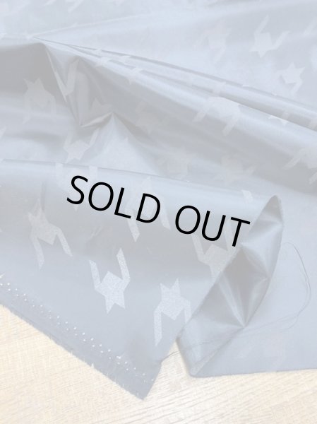 画像5: 生地:【特価】千鳥格子柄ポリエステル(黒) (5)