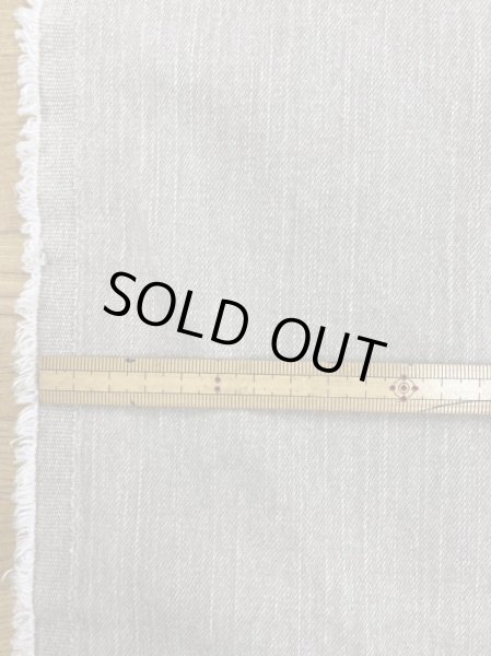 画像2: 生地：幅広　霜降り綿デニム（グレージュ） (2)