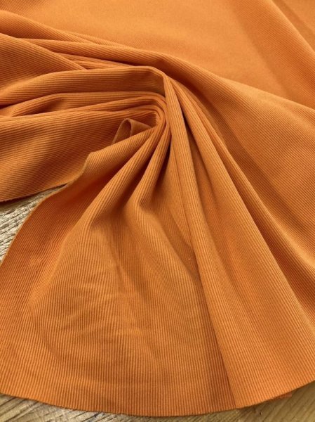 画像5: 生地:難ありポリ2wayストレッチニット(オレンジ) (5)