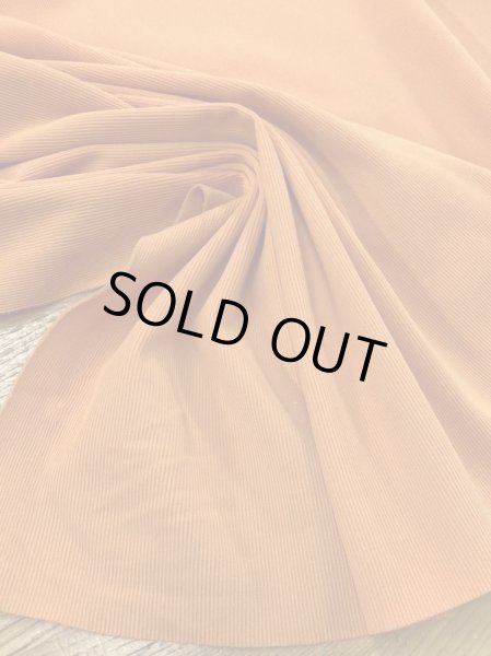 画像5: 生地：難ありポリ２wayストレッチニット（オレンジ） (5)