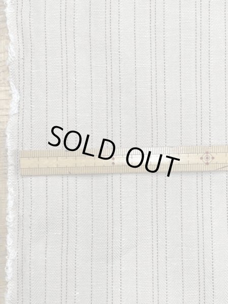 画像2: 生地：綿麻ストライプワッシャー加工（ベージュ） (2)