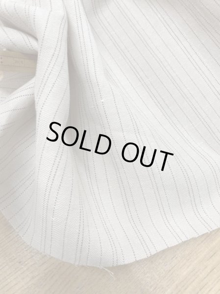 画像6: 生地：綿麻ストライプワッシャー加工（ベージュ） (6)