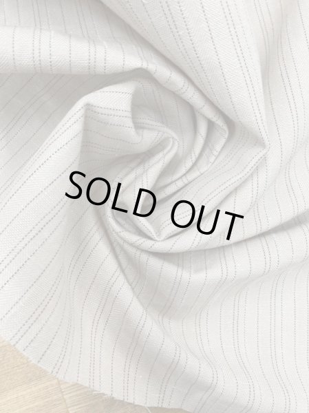 画像7: 生地：綿麻ストライプワッシャー加工（ベージュ） (7)