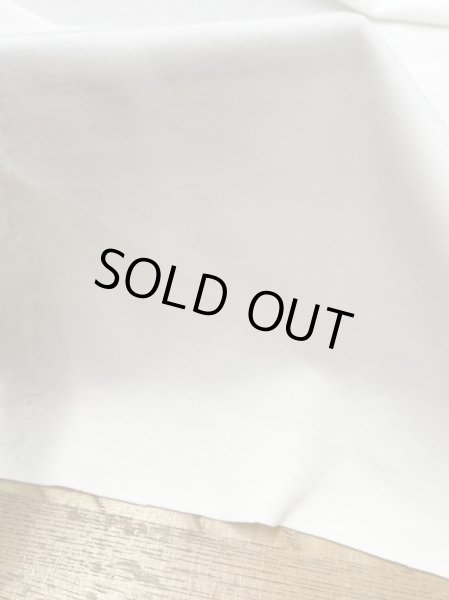 画像4: 生地:無地綿100%スムースニット(白) (4)