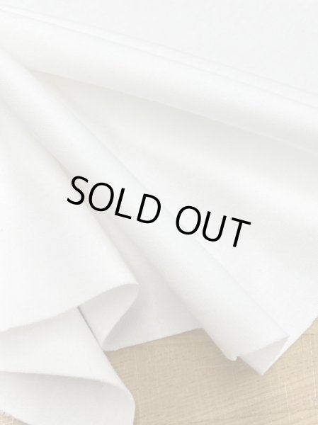 画像5: 生地:無地綿100%スムースニット(白) (5)