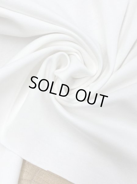 画像6: 生地:無地綿100%スムースニット(白) (6)