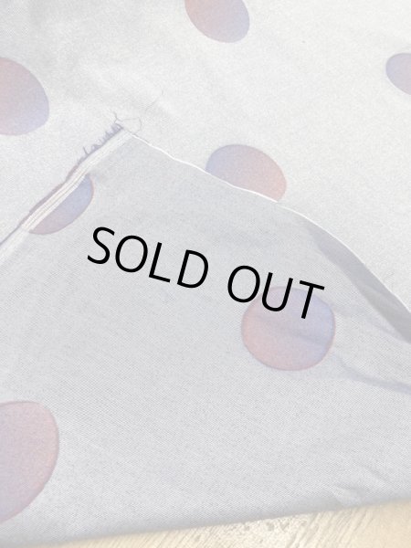 画像4: 生地：大きい水玉柄綿100％（デニムダンガリー風） (4)