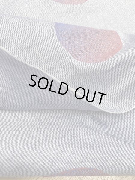 画像5: 生地：大きい水玉柄綿100％（デニムダンガリー風） (5)