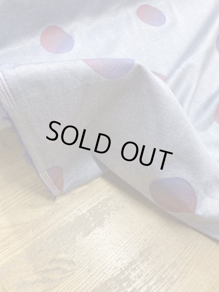 画像9: 生地：大きい水玉柄綿100％（デニムダンガリー風） (9)