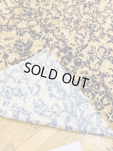 画像3: 生地：へび亀柄ポリエステル（キャメル） (3)