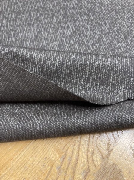 画像4: 生地:ウール/ポリエステルヨロケジャガードニット(茶系) (4)