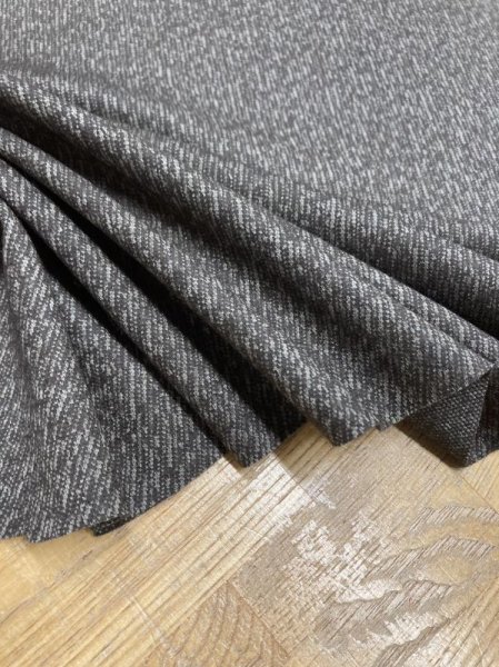 画像5: 生地:ウール/ポリエステルヨロケジャガードニット(茶系) (5)