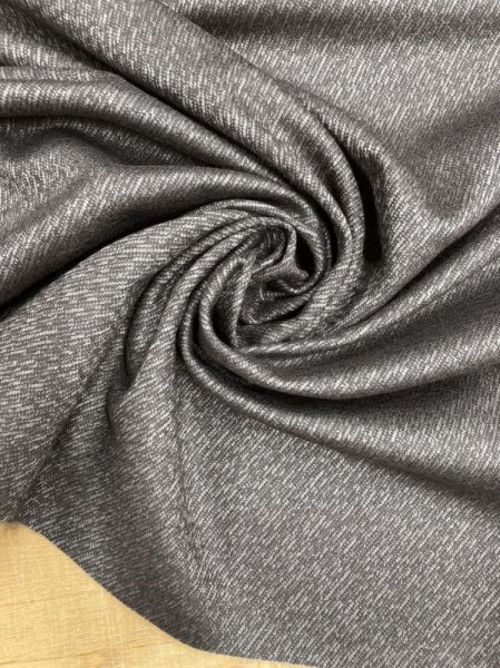 画像6: 生地:ウール/ポリエステルヨロケジャガードニット(茶系) (6)