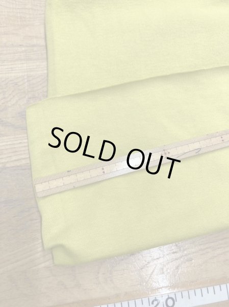 画像2: 生地:綿ポリウレタン スパンフライス(イエローグリーン) (2)
