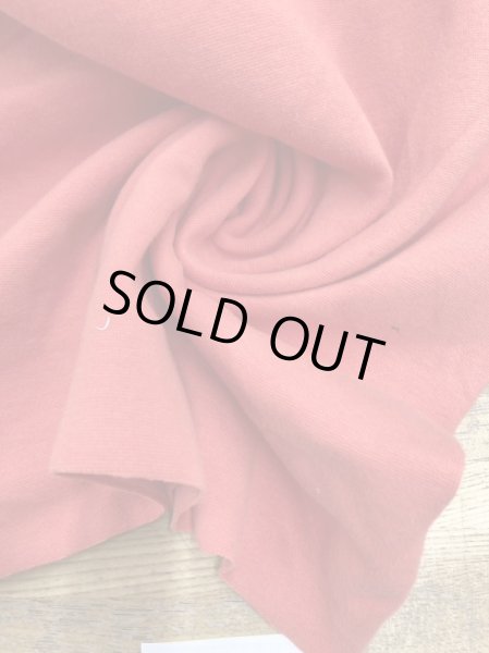 画像4: 生地:綿ポリウレタン スパンフライス(オレンジレッド) (4)