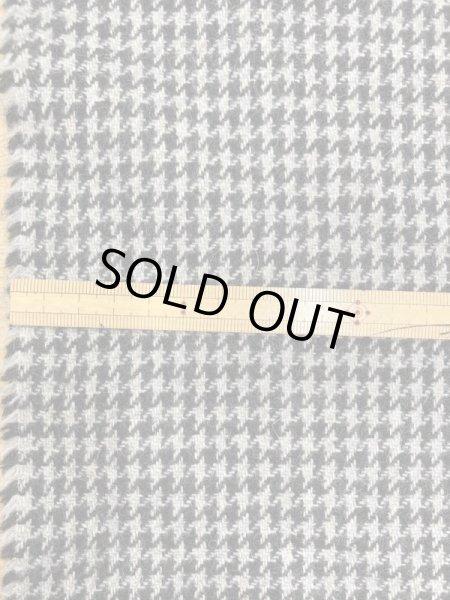 画像2: 生地:ウール100%千鳥格子柄(グレー/紺) (2)