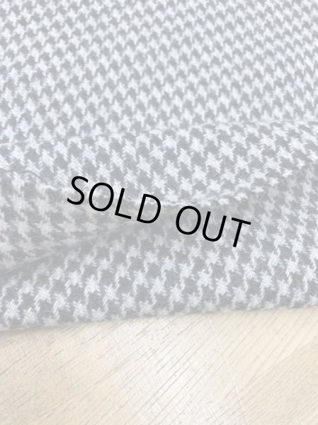 画像4: 生地:ウール100%千鳥格子柄(グレー/紺) (4)