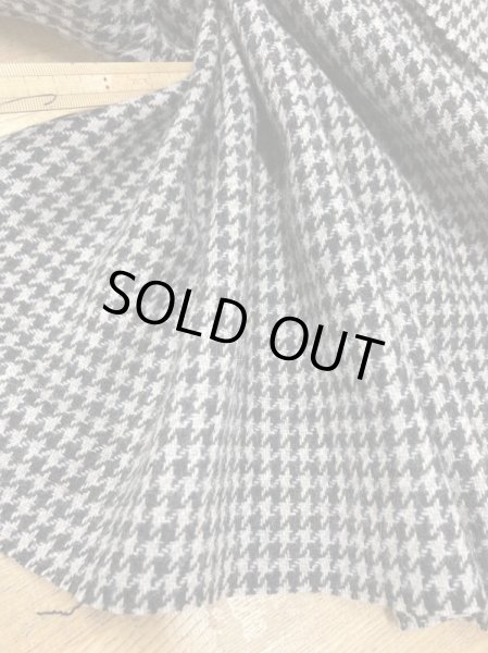 画像5: 生地:ウール100%千鳥格子柄(グレー/紺) (5)