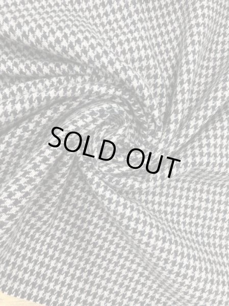 画像6: 生地:ウール100%千鳥格子柄(グレー/紺) (6)