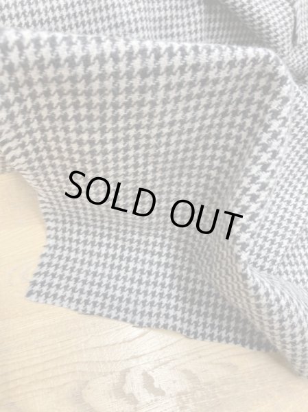 画像7: 生地:ウール100%千鳥格子柄(グレー/紺) (7)