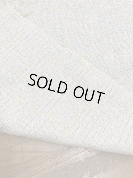 画像3: 生地:綿ポリファンシーツイード(イエロー) (3)