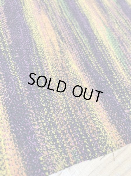 画像6: 生地:ポリ100%カラフルかすれストライプ柄プリント(オレンジ系) (6)