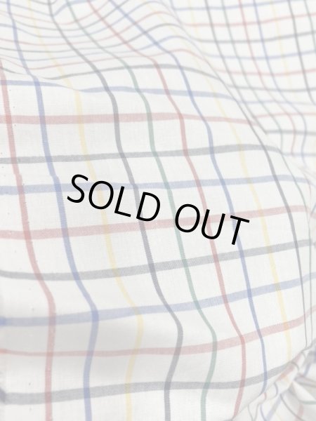 画像4: 生地:綿100%マルチチェック柄(カラフル) (4)