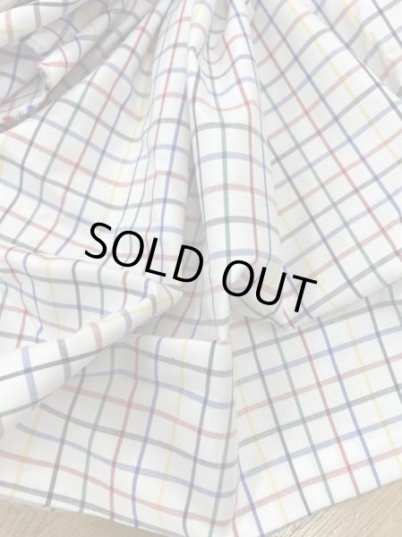 画像5: 生地:綿100%マルチチェック柄(カラフル) (5)