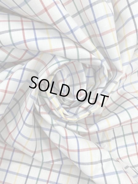 画像6: 生地:綿100%マルチチェック柄(カラフル) (6)