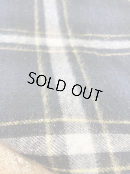 画像5: 生地:綿100%チェック柄裏起毛コットン(紺) (5)