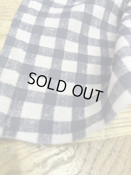 画像7: 生地:チェック柄ポリエステルプリント(くすみピンク) (7)