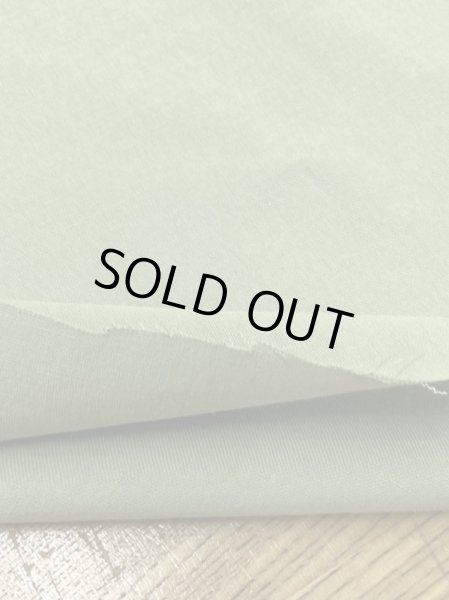 画像3: 生地:リネン風ポリエステルストレッチ(くすみグリーン) (3)