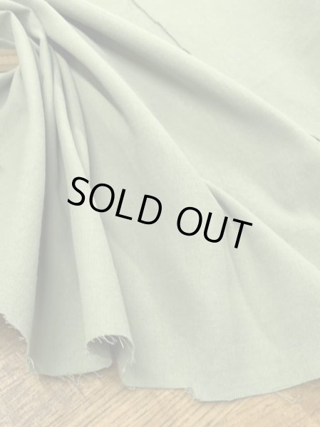 画像5: 生地:リネン風ポリエステルストレッチ(くすみグリーン) (5)