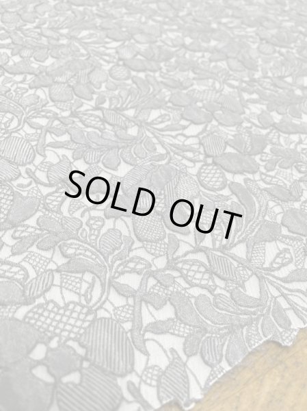 画像8: 生地:ポリエステル100%花柄ジャガード(グレー) (8)
