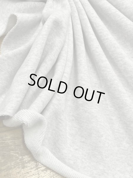 画像5: 生地:綿100%霜降り裏毛ニット(オートミール杢) (5)