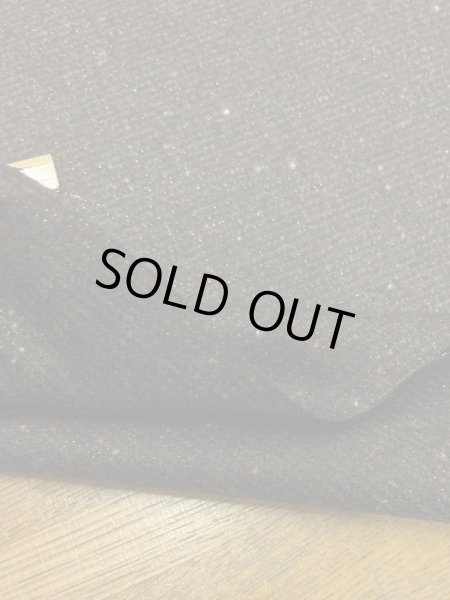 画像4: 生地：ウール・ナイロン・ポリ、ラメ入りネップツイード（茶／黒） (4)