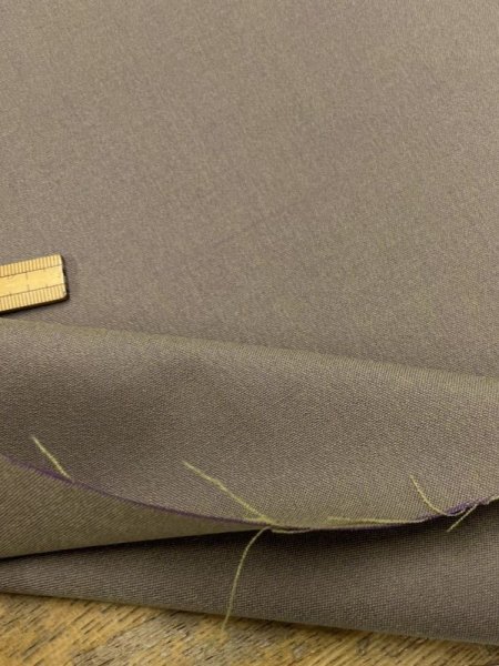 画像4: 生地：ポリエステル混ウールストレッチ（ベージュグリーンパープル） (4)